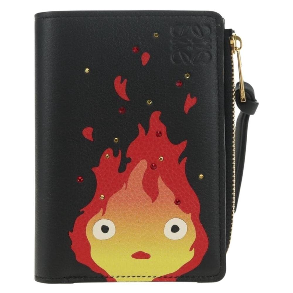Loewe x Ghibli Compact Wallet Black